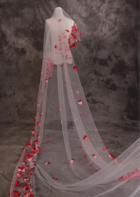 Velos de novia en color rojo ❤️ 17