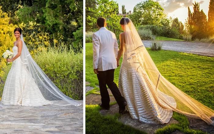 Velos de novia en color amarillo 💛 2