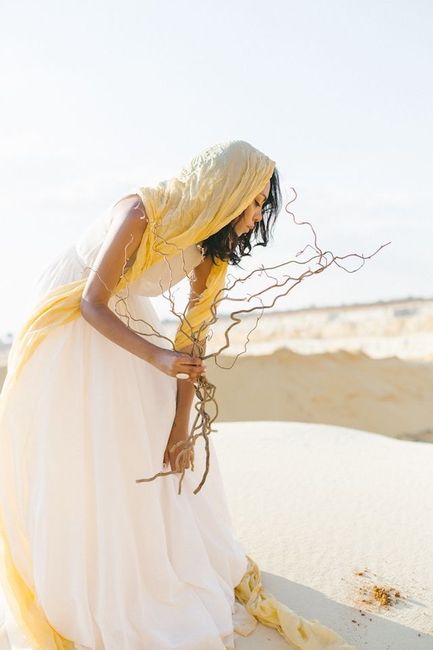 Velos de novia en color amarillo 💛 10
