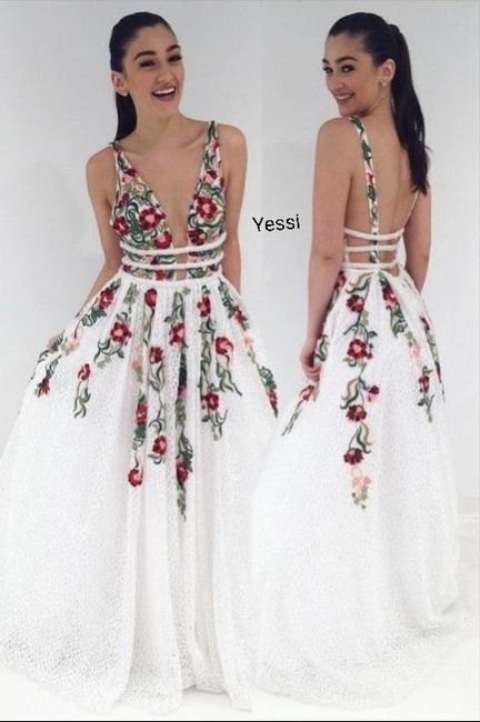 Vestidos de novia con detalles en color rojo ❤️ 6