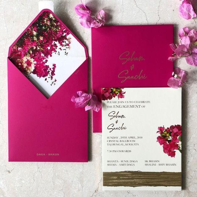 Invitaciones en color rosa 🩷 17