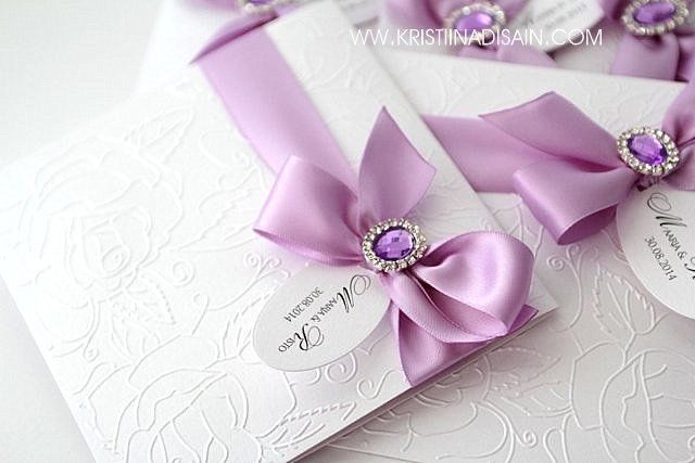 Invitaciones en color morado 💜 4