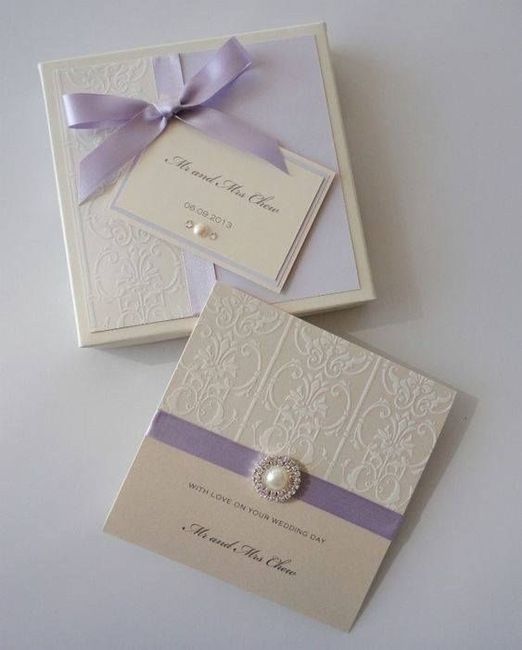 Invitaciones en color morado 💜 5