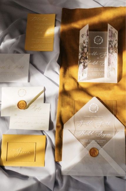 Invitaciones en color amarillo 💛 24