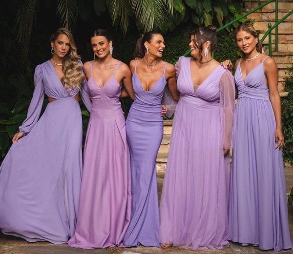 Damas de honor online color lila