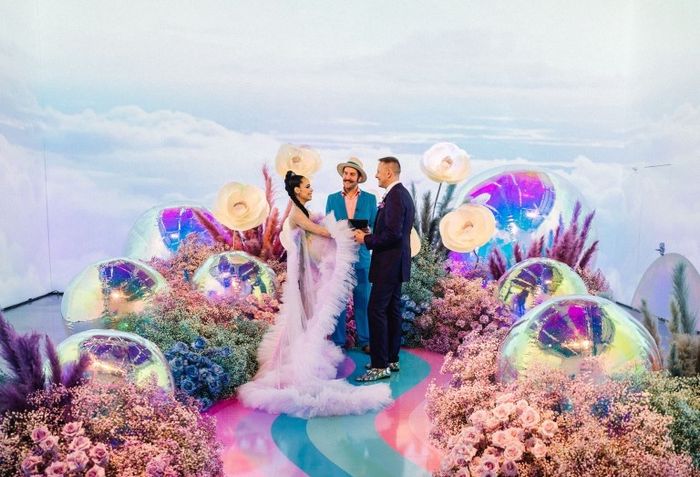 Bodas disruptivas: Stephanie + Brent 🫶🏻🌈🫧 8