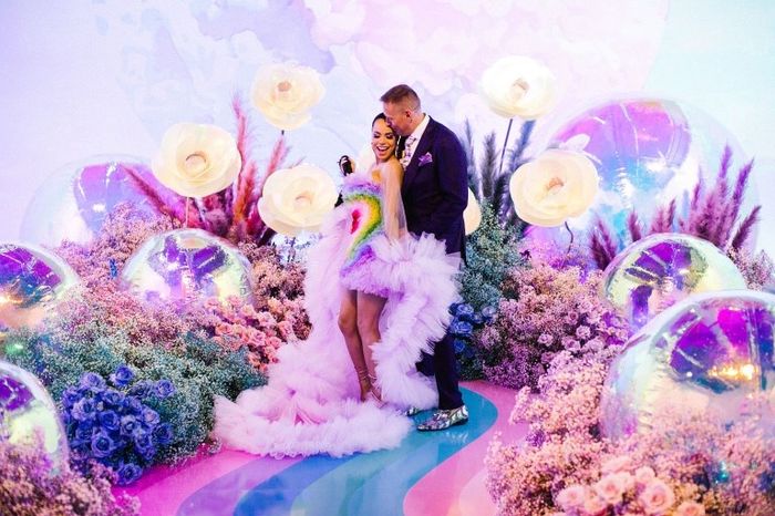 Bodas disruptivas: Stephanie + Brent 🫶🏻🌈🫧 18