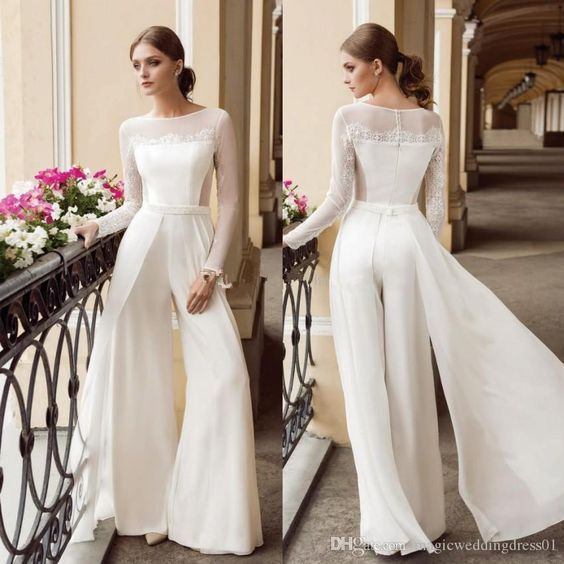 Novias en pantalones 18