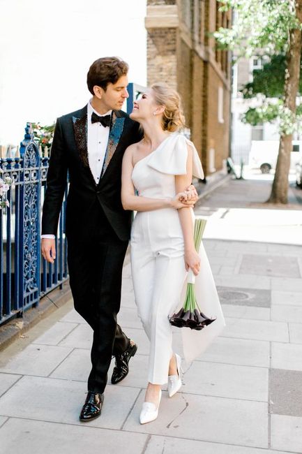 Novias en pantalones 25