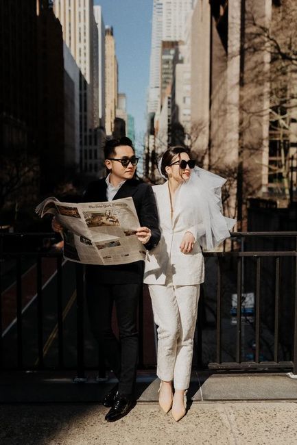 Novias en pantalones 32