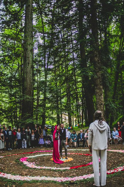 Boda mística en el bosque: Vero + Oscar 🌲🌸🌲 8