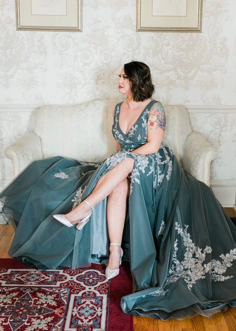 Shay + Juan: Una novia en azul y un novio en verde 5