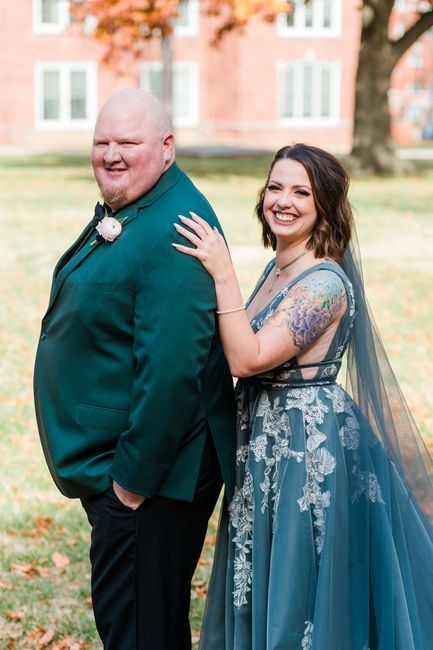 Shay + Juan: Una novia en azul y un novio en verde 16