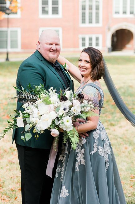 Shay + Juan: Una novia en azul y un novio en verde 22