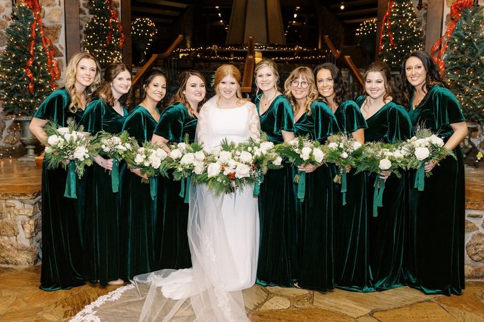 Becca + Justin: Una boda navideña 🎄❄️🎅🏻 46