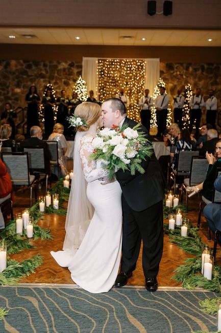 Becca + Justin: Una boda navideña 🎄❄️🎅🏻 63