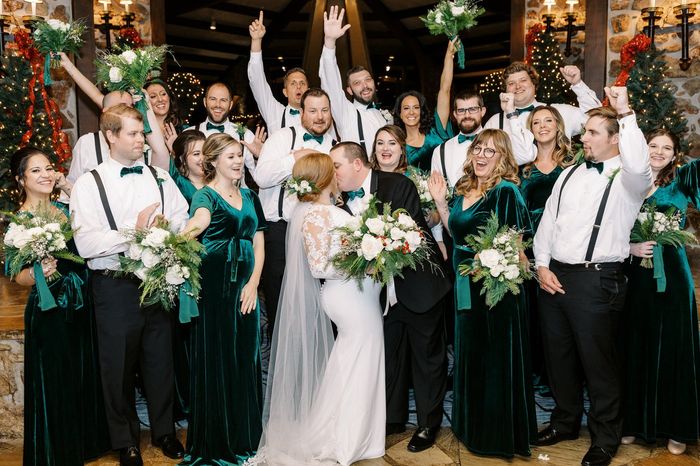 Becca + Justin: Una boda navideña 🎄❄️🎅🏻 65