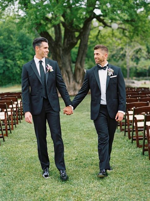 Trajes para novios 🌈🏳️‍🌈 9