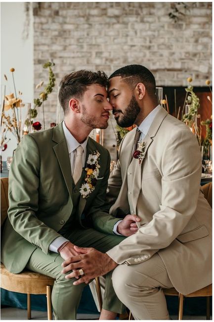 Trajes para novios 🌈🏳️‍🌈 16