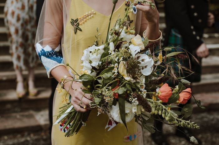 🌿✨ Catriona + Tom: Handfasting y un vestido diseñado por la novia ✨🌿 26