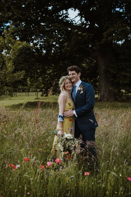 🌿✨ Catriona + Tom: Handfasting y un vestido diseñado por la novia ✨🌿 28