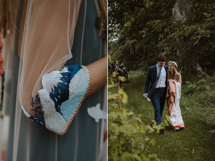 🌿✨ Catriona + Tom: Handfasting y un vestido diseñado por la novia ✨🌿 55