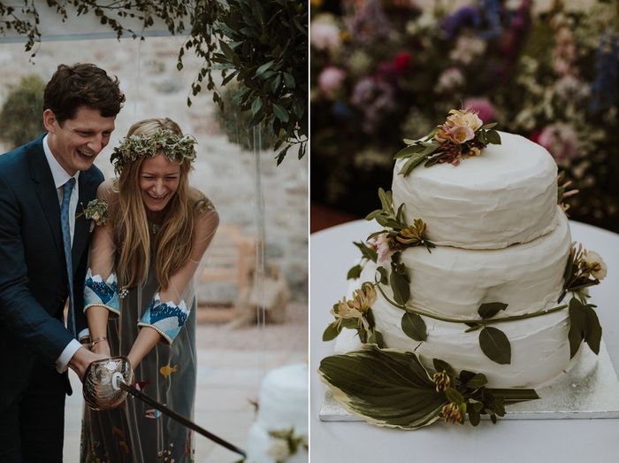 🌿✨ Catriona + Tom: Handfasting y un vestido diseñado por la novia ✨🌿 58