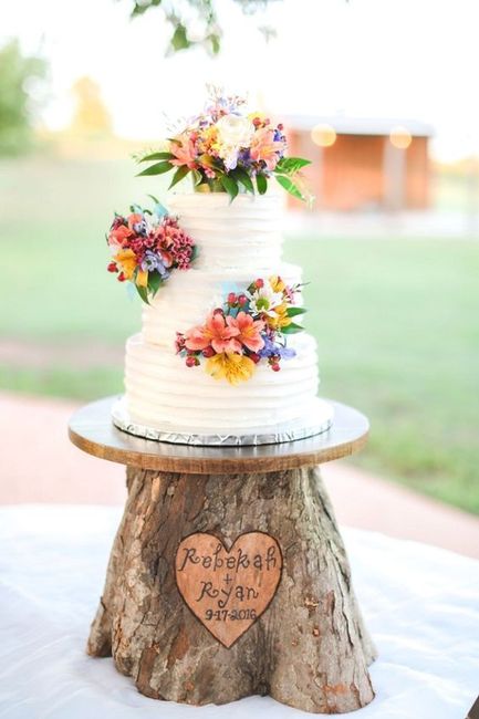 ✨🌸 Pasteles florales para la boda 🌸✨ 3