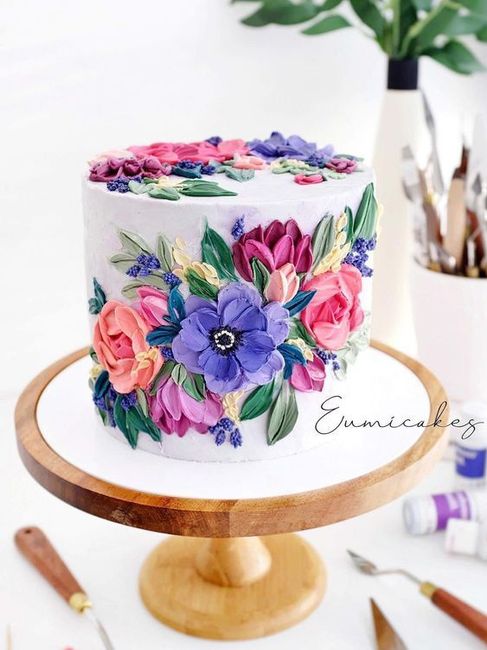 ✨🌸 Pasteles florales para la boda 🌸✨ 5