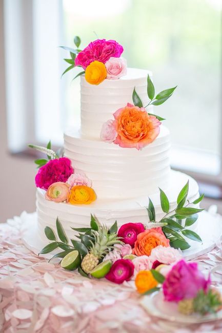 ✨🌸 Pasteles florales para la boda 🌸✨ 6