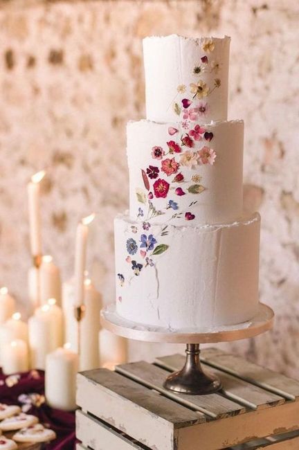 ✨🌸 Pasteles florales para la boda 🌸✨ 18