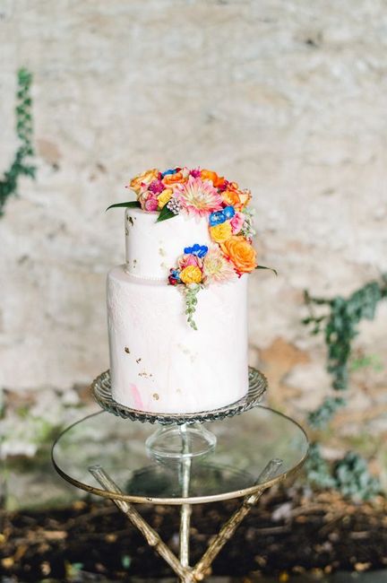 ✨🌸 Pasteles florales para la boda 🌸✨ 19