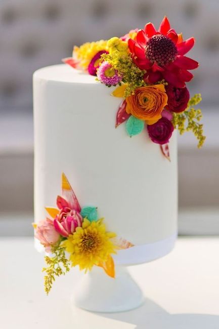 ✨🌸 Pasteles florales para la boda 🌸✨ 21