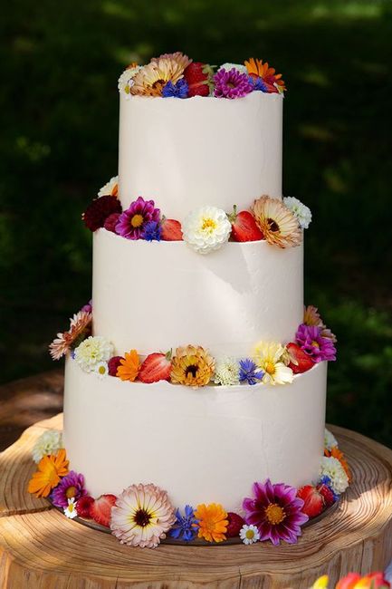 ✨🌸 Pasteles florales para la boda 🌸✨ 32