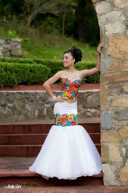Vestido de novia con un toque muy mexicano 26