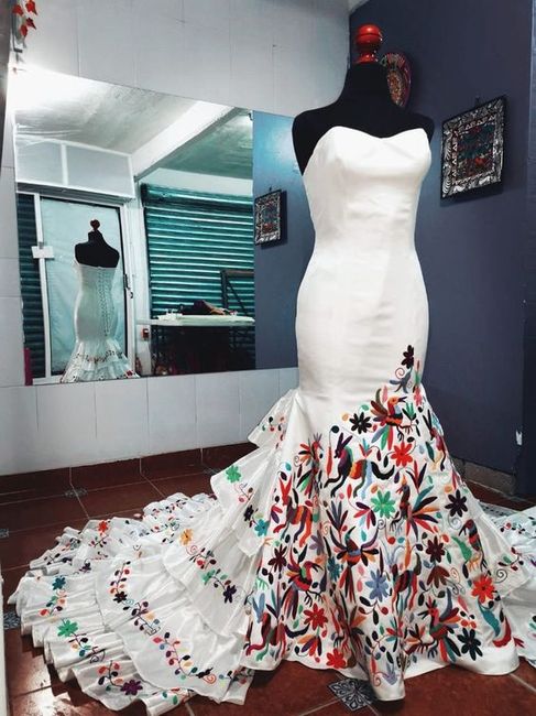 Vestido de novia con un toque muy mexicano 28