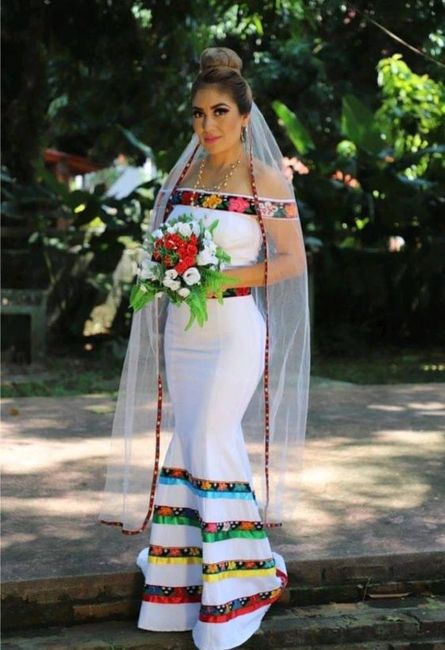 Vestido de novia con un toque muy mexicano 29