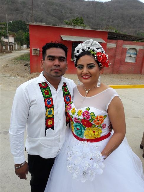 Vestido de novia con un toque muy mexicano 34