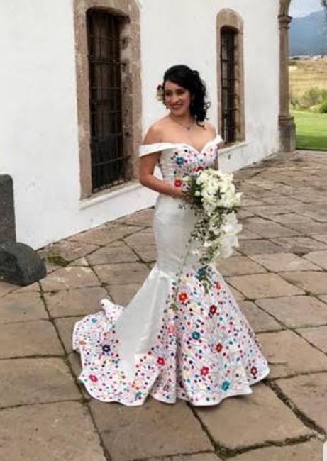Vestido de novia con un toque muy mexicano 40
