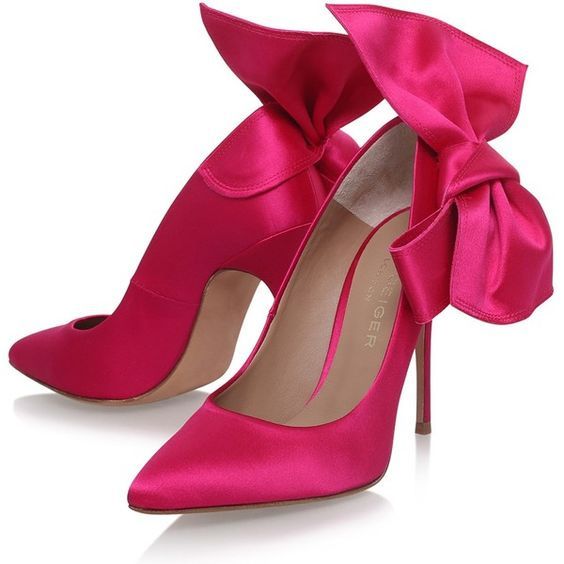 Zapatos de novia en color rosa 💗 14