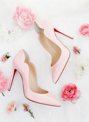 Zapatos de novia en color rosa 💗 26