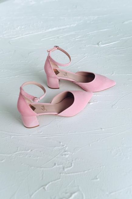Zapatos de novia en color rosa 💗 39