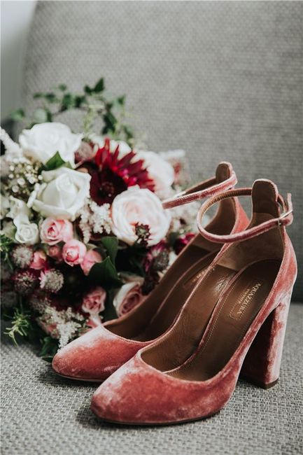Zapatos de novia en color rosa 💗 40