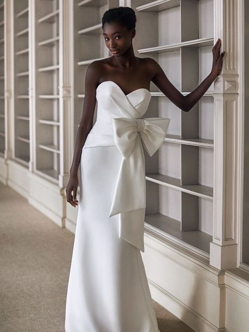 Vestidos👗👰🏾‍♀️ con moño 🎀 9