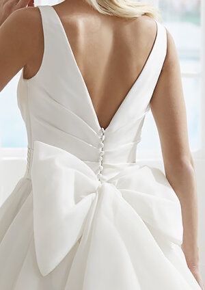 Vestidos👗👰🏾‍♀️ con moño 🎀 18