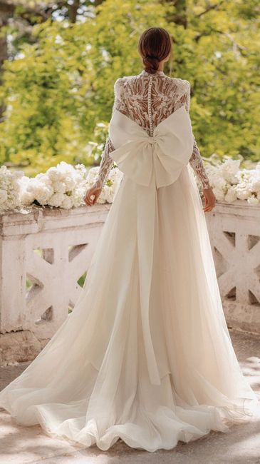 Vestidos👗👰🏾‍♀️ con moño 🎀 43