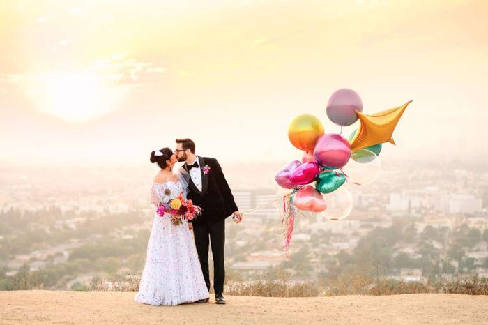 Alena + Alex: una boda confetti 🎉 15
