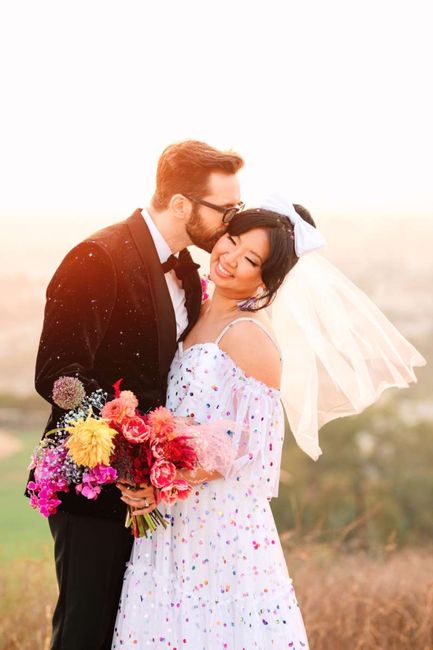 Alena + Alex: una boda confetti 🎉 16