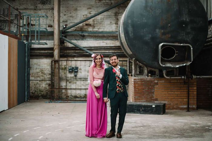 Caragh + Ryan: una boda pink flamingo 🦩 30