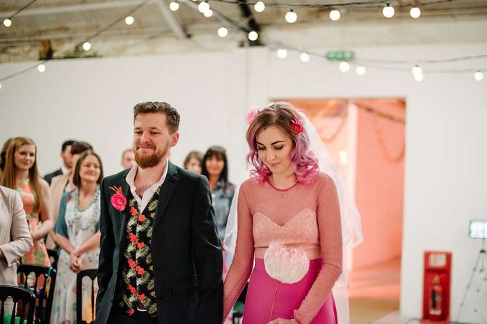 Caragh + Ryan: una boda pink flamingo 🦩 34